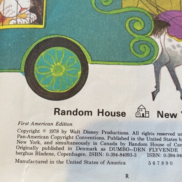 Vintage 1978 Walt Disney’s Dumbo the flying elephant book - Picture 4 of 7